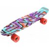 Meteor Flip Multi plastový skateboard grafitti