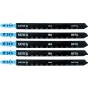 YATO Pílový list do priamočiarej píly 130 mm na kov TPI21 5 ks