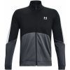 Pánska funkčná mikina cez hlavu Under Armour TRICOT FASHION JACKET čierna 1373791-001 - L