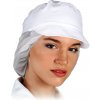 Dámska kuchárska čiapka so šiltom BERGO WHITE - biela