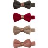 MIMI & LULA Sponky do vlasov Velvet Bows – set 4 ks