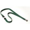 Snúrka na krk DURABLE Závesný remienok SOFT COLOUR 15 mm tmavozelený 10 ks