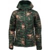 Dámska bunda Columbia, POWDER LITE HOODED JACKET tmavo zelená,mix S