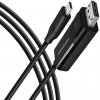 AXAGON RVC-DPC, USB-C -> DisplayPort redukce / kabel 1.8m, 4K/60Hz Axagon