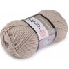 Pletacia priadza Merino hrčky 100 g - 1 ks 16 (033) šedobežová