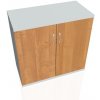 Hobis - Policová skriňa Strong, 80x76,8x40 cm, jelša/sivá