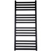 Regnis LOX, vykurovacie teleso 530x1190mm, 698W, čierna matná, LOX120/50/D500/BLACK