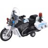 Motorka polícia na zotrvačník s efektami 16 cm