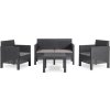 Toomax PENELOPE 4 SEATER záhradný plastový set - grafit