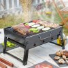 InnovaGoods Prenosný skladací gril na drevené uhlie BearBQ