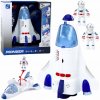 Vesmírna raketa Vesmírny raketový vesmír Kozmonaut Sada Space Exploration