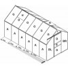 Lanit Plast Náhradné presklenie pre skleník Vitavia Venus 7500 PC 4 mm LG3112