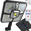 Izoxis 22736 Pouličné osvetlenie solárne 220 LED COB, IP65, 8 W, čierne