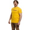 Pánske turistické tričko s krátkym rukávom EVERETT-T-TREKK yellow Žltá XXL