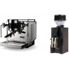Rocket Espresso Bicocca, chrome + Eureka Mignon Zero, BL black