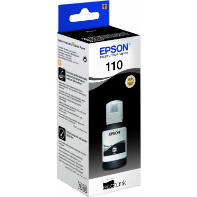 Atrament Epson 110 Black - originálny