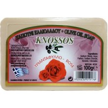 Knossos Řecké olivové mýdlo s vůní růže 100 g