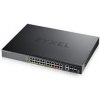 Zyxel Zyxel XGS2220-30HP, L3 Access Switch, 400W PoE, 16xPoE+/10xPoE++, 24x1G RJ45 2x10mG RJ45, 4x10G SFP+ Uplink, incl. 1 yr