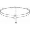 Swarovski e. retiazka na nohu Summer luck sel1056