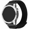 Fixed Nylon Sporty Strap nylonový remienok pre Garmin QuickFit 22mm, čierny FIXNST2-QF22MM-BK