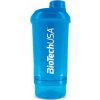 BioTechUSA Šejker compact 500 ml+150 ml modrý 1 ks