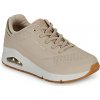Skechers nízke tenisky UNO SHIMMER AWAY béžová