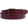 Black Hand dámsky kožený opasok 013-58 vínovo červený