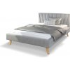 Wilsondo Čalúnená jednolôžková posteľ 120x200 Heaven - sivá