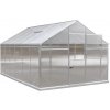Gampre Sanus XL12 polykarbonátový hliníkový skleník 430x290x225 cm, strieborný GA12000