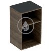 Geberit Smyle Square - Bočná skrinka, otvorená, orech hickory 500.358.JR.1