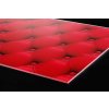 DIMEX | Plexisklo za kuchynskú linku PGT-06060-070 | 60 x 60 cm Červený poťah + Plexisklo za kuchynskú linku DIMEX v rozmere 60 x 60 cm, Červený poťah + Lepidlo zadarmo
