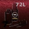 OPEL - 72L - BACCARA RED metal. barva retušovací tužka
