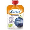 Sunar Do ručičky Čučoriedka a jablko 100% ovocia 4m+ 100 g