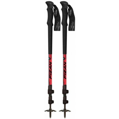 Trekové palice Fizan Elbrus Farba: čierna/červená