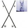 CalExotics Nocturnal Sex Over The Door Cross popruhy na dvere v tvare X