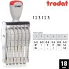 Nesamobarvící číslovačka, výška 18mm, Trodat 15186, 6-místné