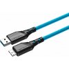 Mathorn kabel USB-A na USB Micro B 5 m Arctic Blue