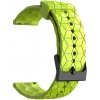 Madvell Silikónový remienok Hexagon zelená Lime 20mm