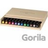Faber-Castell 167190 Popisovač Pitt Artist Pen Brush súprava 12 ks štúdio box
