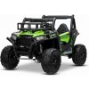 Elektrické autíčko UTV 24V, zelené, dvojmiestné, 2 x 200 W Motor, Lítiová batéria, EVA kolesá, odpružené nápravy, ektrická brzda, čalúnené sedadlo, 2,4 GHz DO, Dvojmiestne, USB, SD karta
