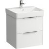 Kúpeľňová skrinka pod umývadlo Laufen Base 52x44x53 cm biela lesk H4021721102611