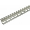 ELCON DIN lišta nosná TS35/1-7,5 perforovaná 6,3 x 18 mm, pozinkovaná 1000x7,5mm metrová