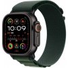 Apple Watch Ultra 2 GPS + Cellular 49mm Black Titanium Case with Dark Green Alpine Loop - Medium MX4R3CSA