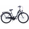 KOZBIKE Mestský bicykel K14 3 prevodový Čierny 28