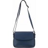 NELA dámska crossbody koženková kabelka Tmavomodrá