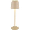 GLOBO 58438S VANNIE dotyková stolná lampička V360mm LED 3W/130lm 3000K IP44 piesková, vrátane batérie CR18650 1800mAh 3,7V, USB-C kábel