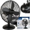 STOLOVÝ STOJACI VENTILÁTOR VENTILÁTOR 50W KOVOVÝ 3 REŽIMY OSCILÁCIA
