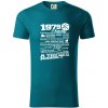 1979 v kocke - Tričko z organickej bavlny - 3XL ( Petrolejová )