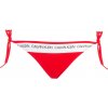 Spodní díl plavek KW0KW00650 - 668 - Calvin Klein červená S