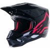 prilba S-M5 COMPASS ALPINESTARS black/pink Velikost: 2XL (obvod 63 - 64 cm)